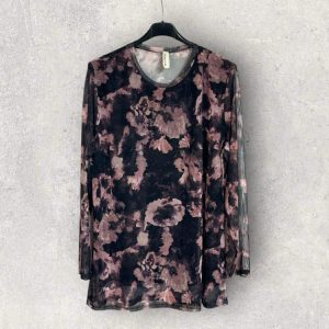 Blusa Flores Rosa