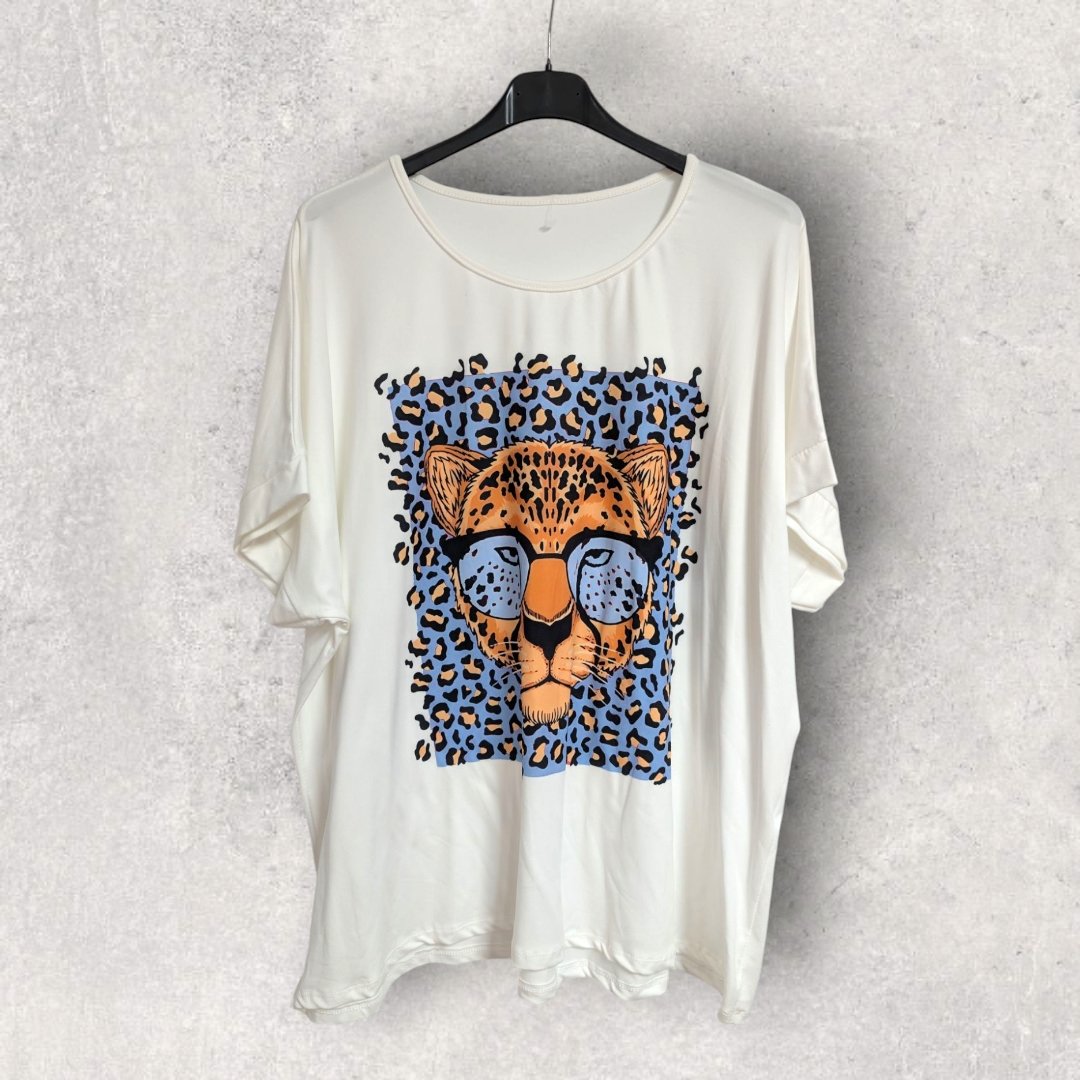 Camiseta tigre azul
