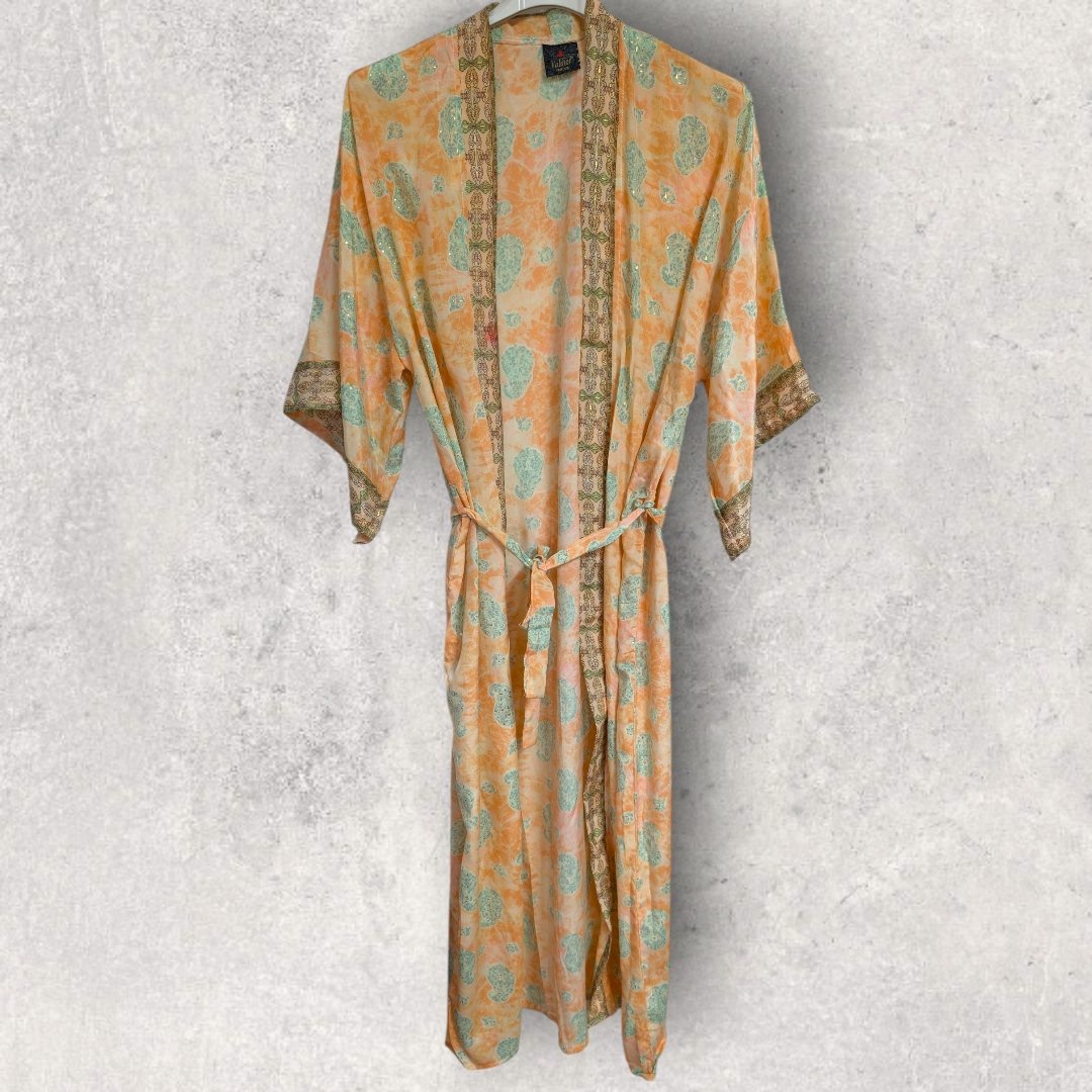 Kimono India naranja
