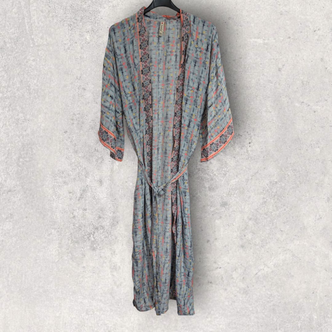 Kimono India azul