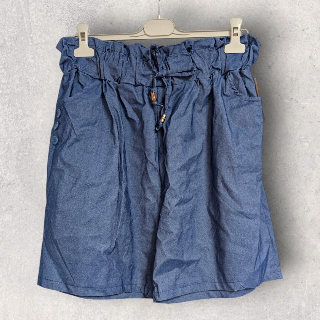 Bermudas botones vaquero