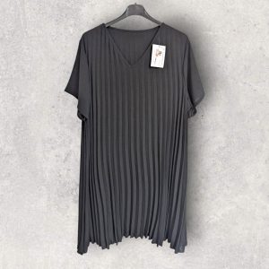 Vestido Plisado Black