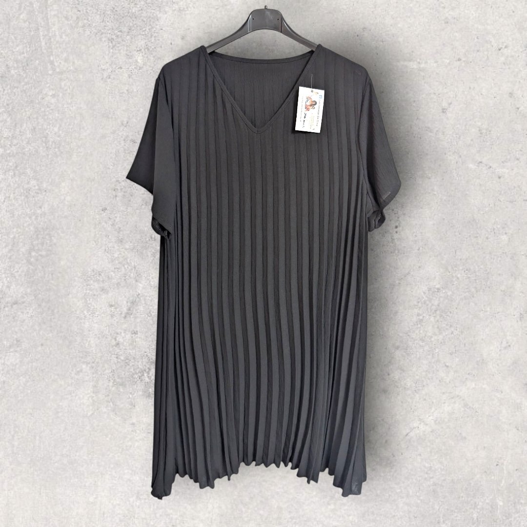 Vestido Plisado Black