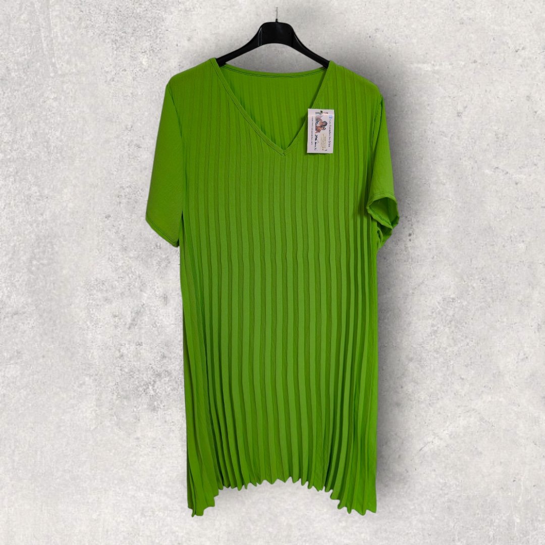 Vestido Plisado Piztacho