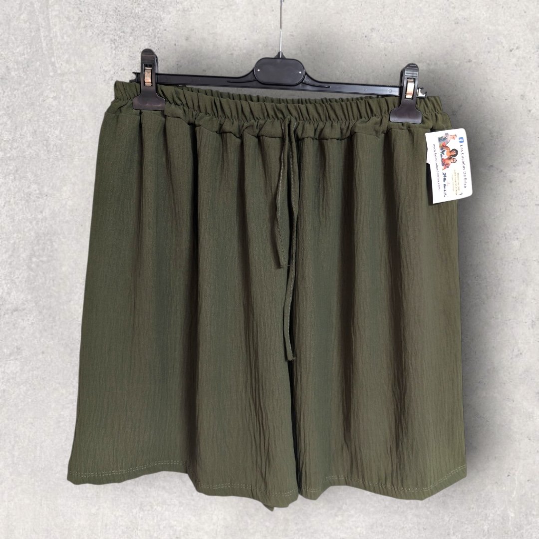 Bermudas Lisa Verde
